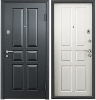 Дверь входная Super Omega - 8 VDM1 Черный шелк RS8 Torex